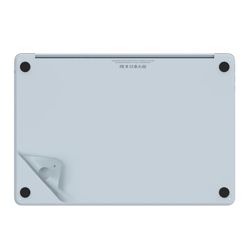 JCPal MacGuard kettő az egyben védőfólia szett (égkék, fedlap + hátlap) MacBook Air 15" (M2/M3/M4)