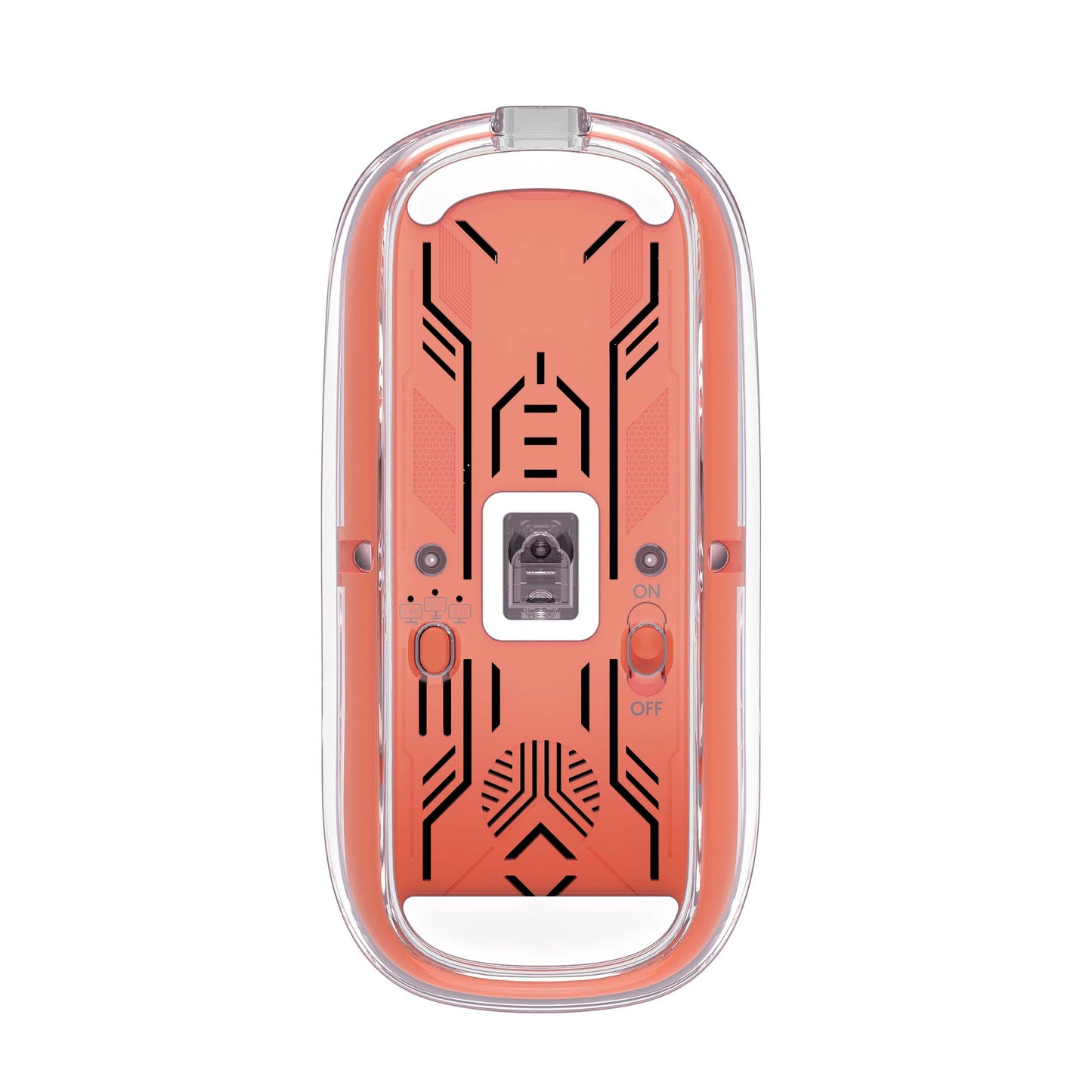 JCPal Ctrl Pro vezeték nélküli optikai egér - narancs