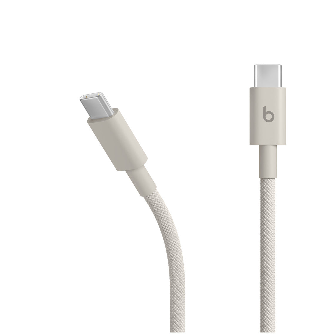 Beats USB-C – USB-C szőtt borítású kábel (1,5 m) — szikrázó szürke