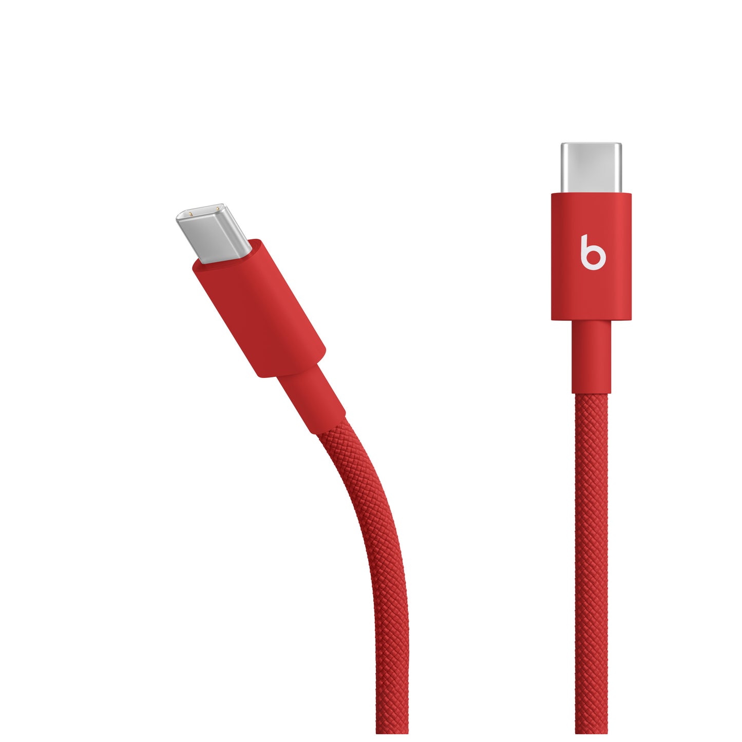 Beats USB-C – USB-C szőtt borítású kábel (1,5 m) — pulzáló piros