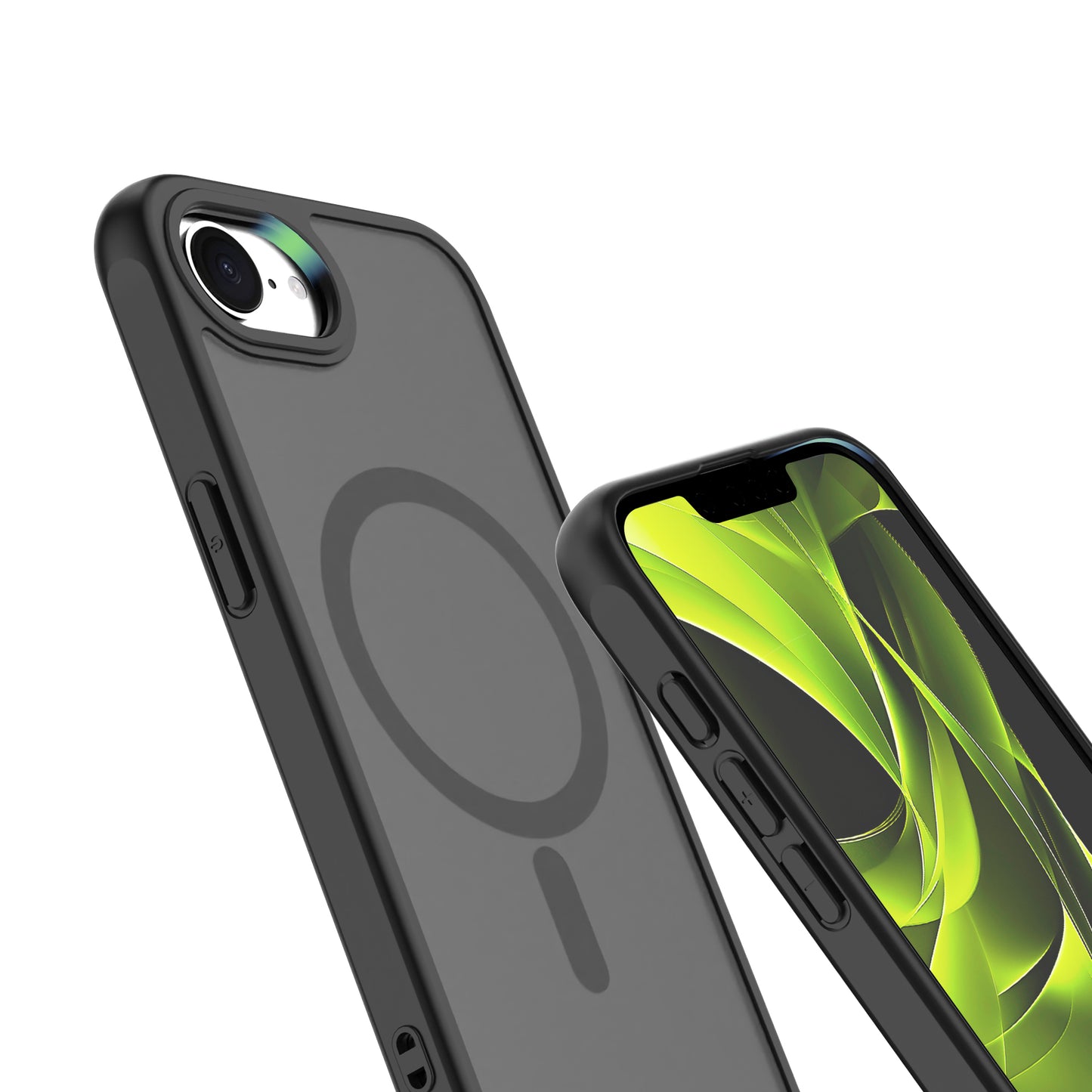 Mobile Origin Hybrid MagSafe tok, matt fekete - iPhone 16e