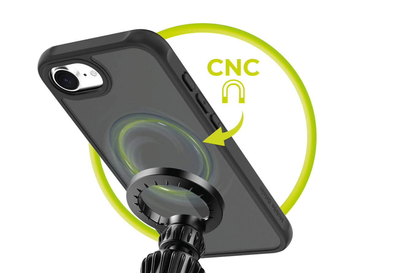 Mobile Origin Hybrid MagSafe tok, matt fekete - iPhone 16e