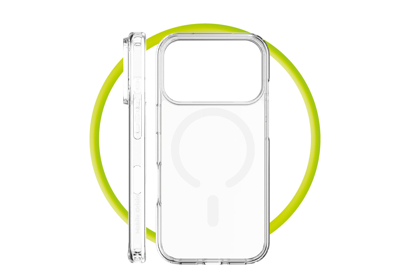 Mobile Origin Hybrid MagSafe tok, átlátszó - iPhone 17 Pro