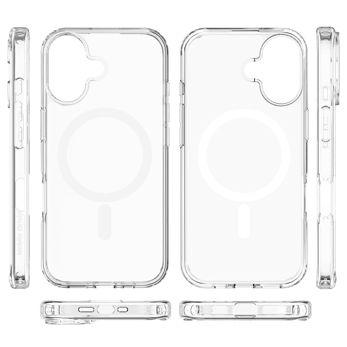 Mobile Origin Hybrid MagSafe tok, átlátszó - iPhone 17