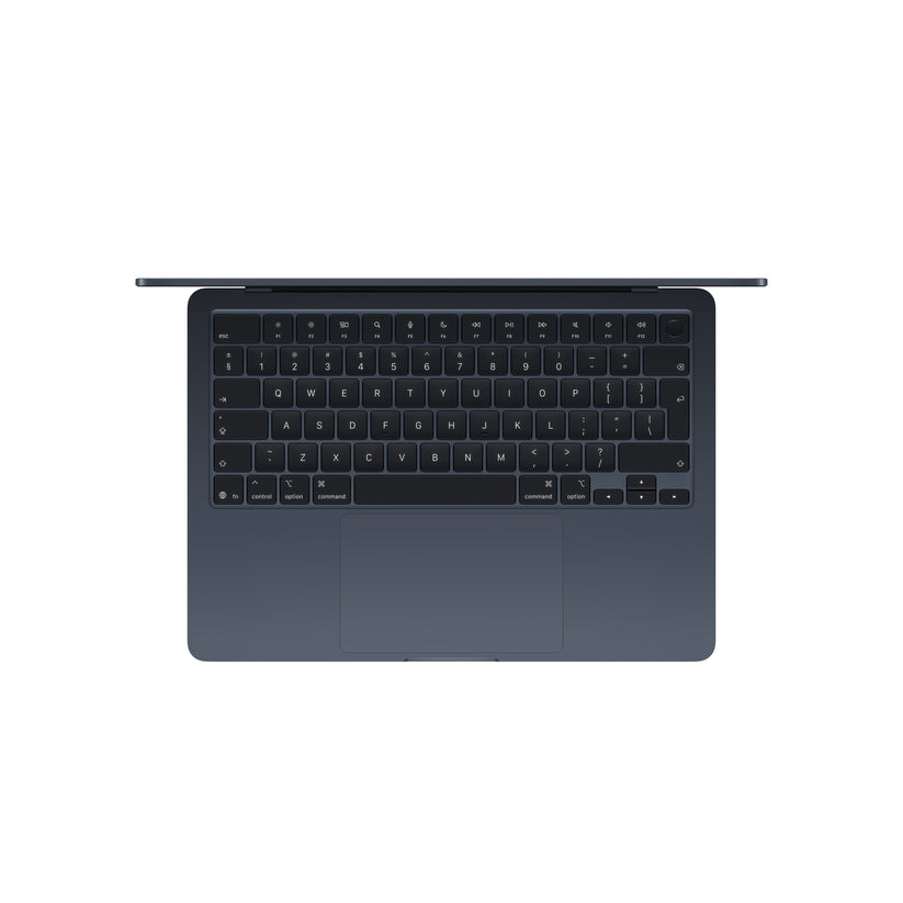 13 hüvelykes MacBook Air: Apple M5 chip 10 magos CPU-val és 10 magos GPU-val, 1TB SSD, 32GB RAM, Háttér-világítású Magic Keyboard Touch ID-val, 70 wattos USB‑C adapterrel – nemzetközi angol - éjfekete CTO