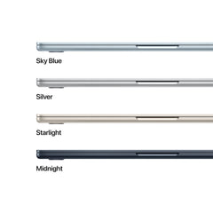 13 hüvelykes MacBook Air: Apple M5 chip 10 magos CPU-val és 10 magos GPU-val, 2TB SSD, 32GB RAM, Háttér-világítású Magic Keyboard Touch ID-val, 70 wattos USB‑C adapterrel – nemzetközi angol - éjfekete CTO
