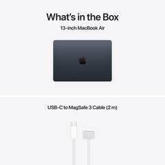 13 hüvelykes MacBook Air: Apple M5 chip 10 magos CPU-val és 8 magos GPU-val, 16GB, 512GB SSD - éjfekete