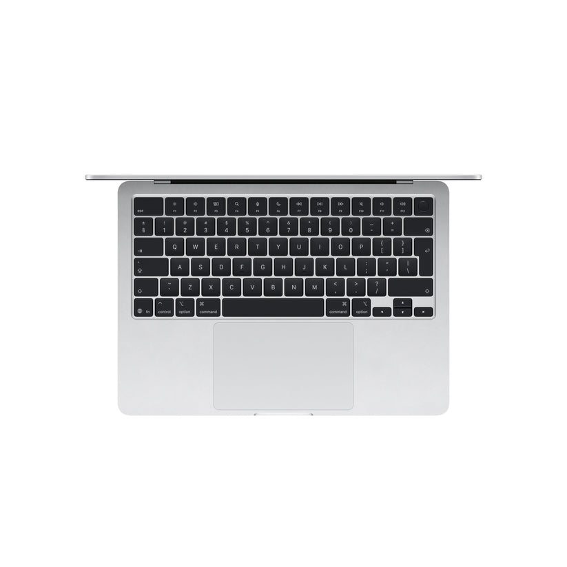 13 hüvelykes MacBook Air: Apple M5 chip 10 magos CPU-val és 10 magos GPU-val, 1TB SSD, 16GB RAM, Háttér-világítású Magic Keyboard Touch ID-val, 70 wattos USB‑C adapterrel – nemzetközi angol - ezüst CTO