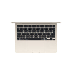 13 hüvelykes MacBook Air: Apple M5 chip 10 magos CPU-val és 10 magos GPU-val, 512GB SSD, 16GB RAM, Háttér-világítású Magic Keyboard Touch ID-val, 70 wattos USB‑C adapterrel – nemzetközi angol - csillagfény CTO