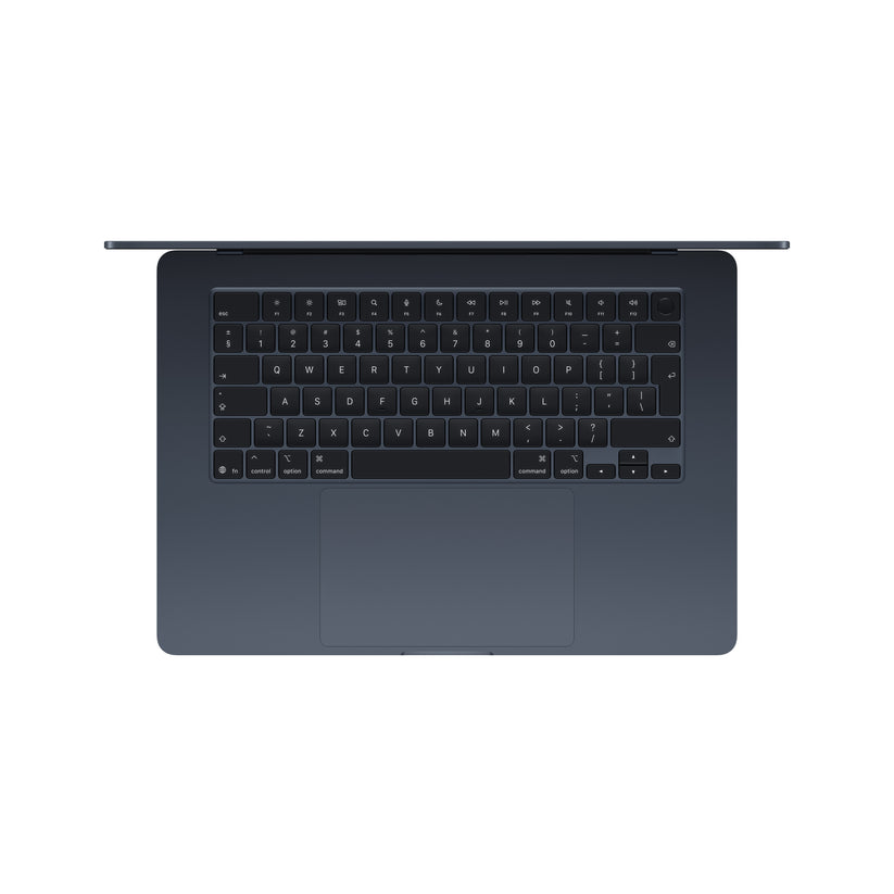 15 hüvelykes MacBook Air: Apple M5 chip 10 magos CPU-val és 10 magos GPU-val, 16GB, 512GB SSD - éjfekete