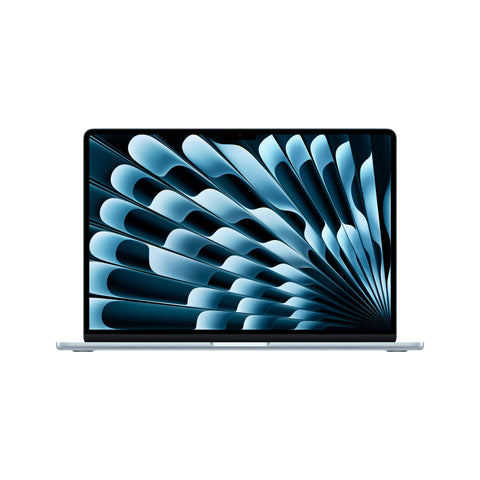 15 hüvelykes MacBook Air: Apple M5 chip 10 magos CPU-val és 10 magos GPU-val, 2TB SSD, 24GB RAM, Háttér-világítású Magic Keyboard Touch ID‑val, 70 wattos adapterrel – magyar - égkék CTO