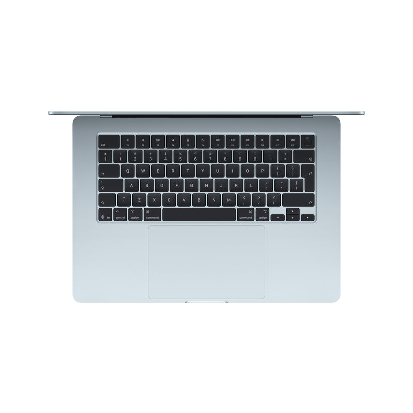 15 hüvelykes MacBook Air: Apple M5 chip 10 magos CPU-val és 10 magos GPU-val, 16GB, 1TB SSD - égkék