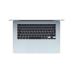 15 hüvelykes MacBook Air: Apple M5 chip 10 magos CPU-val és 10 magos GPU-val, 2TB SSD, 24GB RAM, Háttér-világítású Magic Keyboard Touch ID‑val, 70 wattos adapterrel – magyar - égkék CTO