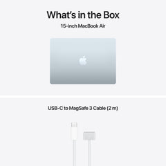 15 hüvelykes MacBook Air: Apple M5 chip 10 magos CPU-val és 10 magos GPU-val, 16GB, 1TB SSD - égkék