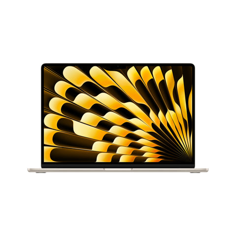 15 hüvelykes MacBook Air: Apple M5 chip 10 magos CPU-val és 10 magos GPU-val, 4TB SSD, 32GB RAM, Háttér-világítású Magic Keyboard Touch ID‑val, 70 wattos adapterrel – magyar - csillagfény CTO