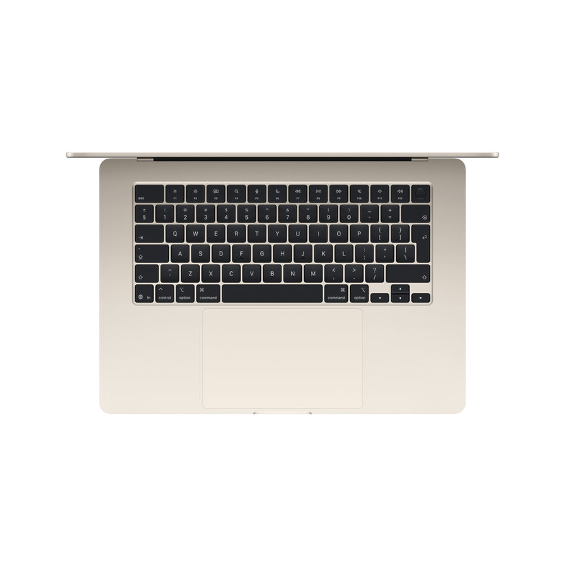 15 hüvelykes MacBook Air: Apple M5 chip 10 magos CPU-val és 10 magos GPU-val, 16GB, 1TB SSD - csillagfény