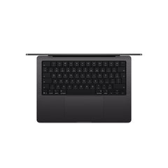 14 hüvelykes MacBook Pro: Apple M5 Pro chip 18 magos CPU-val és 20 magos GPU-val, 2TB SSD, 64GB RAM, Háttér-világítású Magic Keyboard Touch ID‑val – magyar - asztrofekete CTO