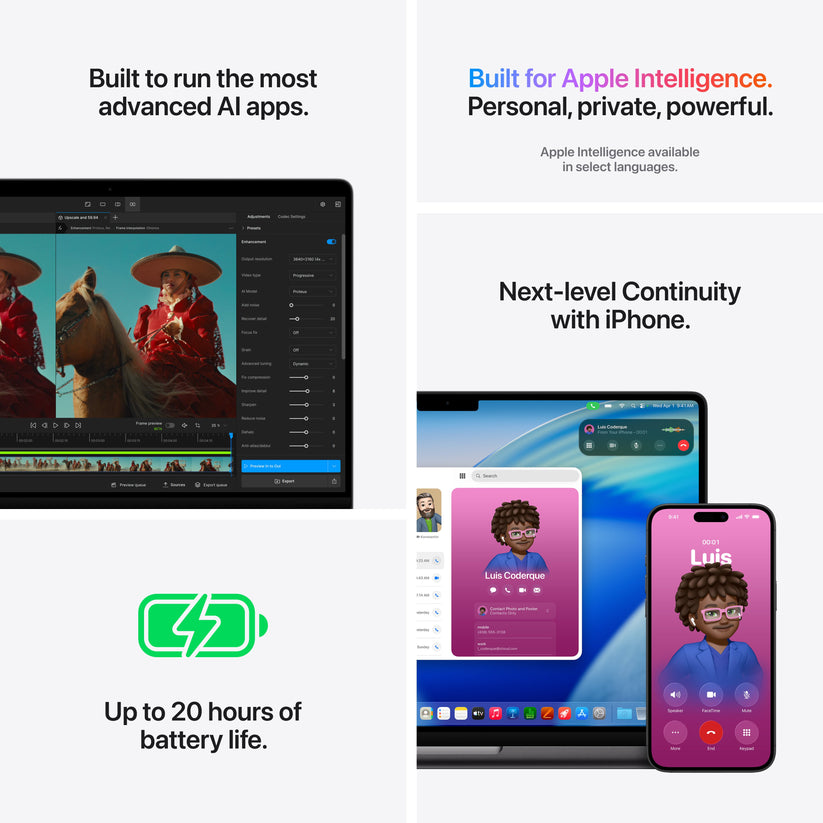 14 hüvelykes MacBook Pro: Apple M5 Max chip 18 magos CPU-val és 32 magos GPU-val, 2TB SSD, 36GB RAM, Nanotexturált kijelző, Háttér-világítású Magic Keyboard Touch ID‑val – nemzetközi angol - asztrofekete CTO