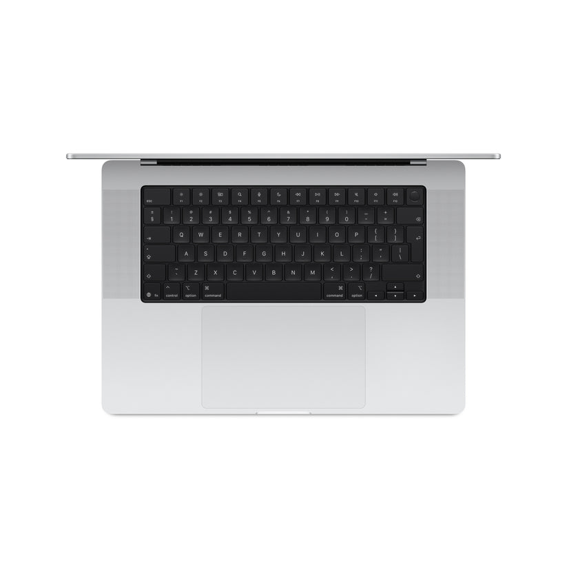 16 hüvelykes MacBook Pro: Apple M5 Pro chip 18 magos CPU-val és 20 magos GPU-val, 4TB SSD, 24GB RAM, Háttér-világítású Magic Keyboard Touch ID‑val – nemzetközi angol - ezüst CTO