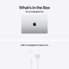 16 hüvelykes MacBook Pro: Apple M5 Pro chip 18 magos CPU-val és 20 magos GPU-val, 4TB SSD, 24GB RAM, Háttér-világítású Magic Keyboard Touch ID‑val – nemzetközi angol - ezüst CTO