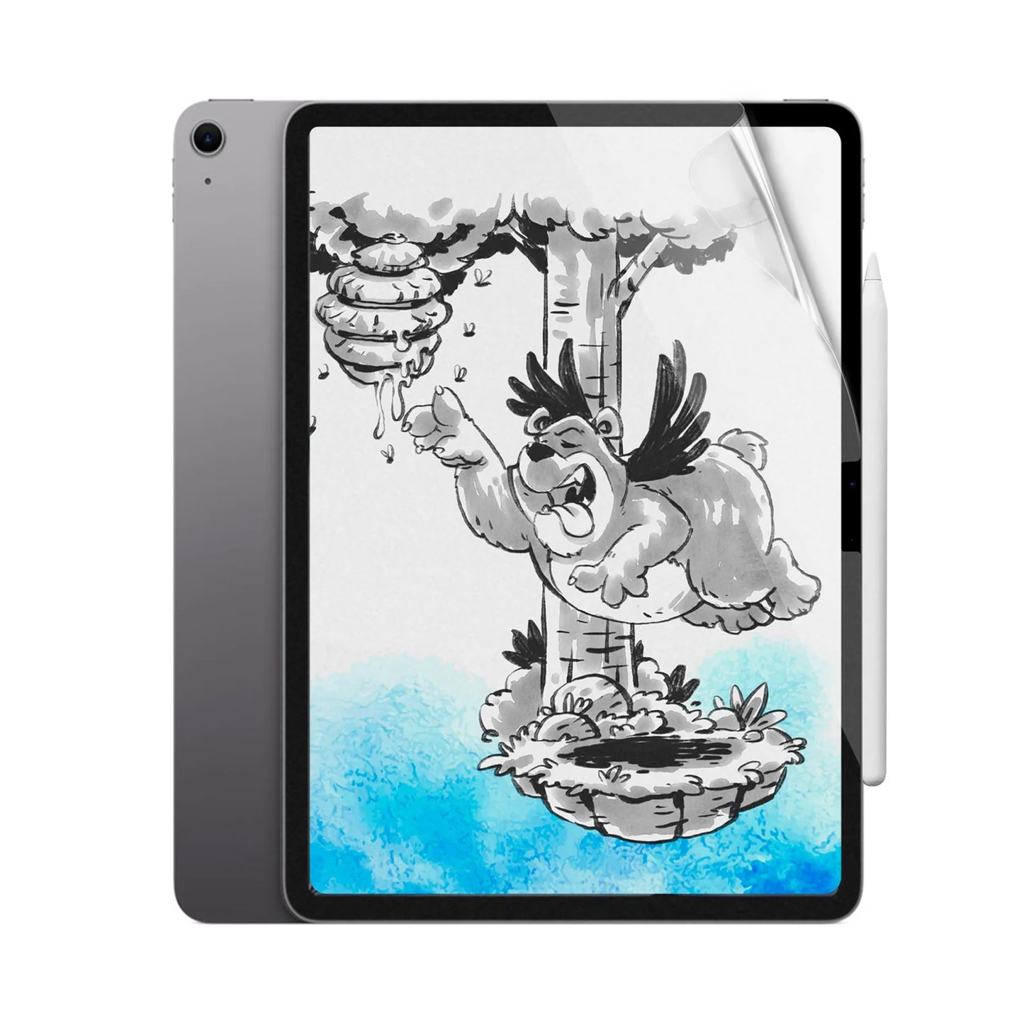 JCPal PaperTech Flex papírtextúrájú védőfólia – iPad Air 11" (M2, M3)