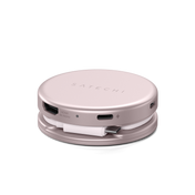 Satechi – OntheGo 5-in-1 Multiport Adapter (1x HDMI 4K 60Hz, 1x USB-C 5 Gbps-ig, 1x USB-A 3.0 5 Gbps-ig, 1xUSB-C PD60W, 1x SD kártya olvasó) - Blush