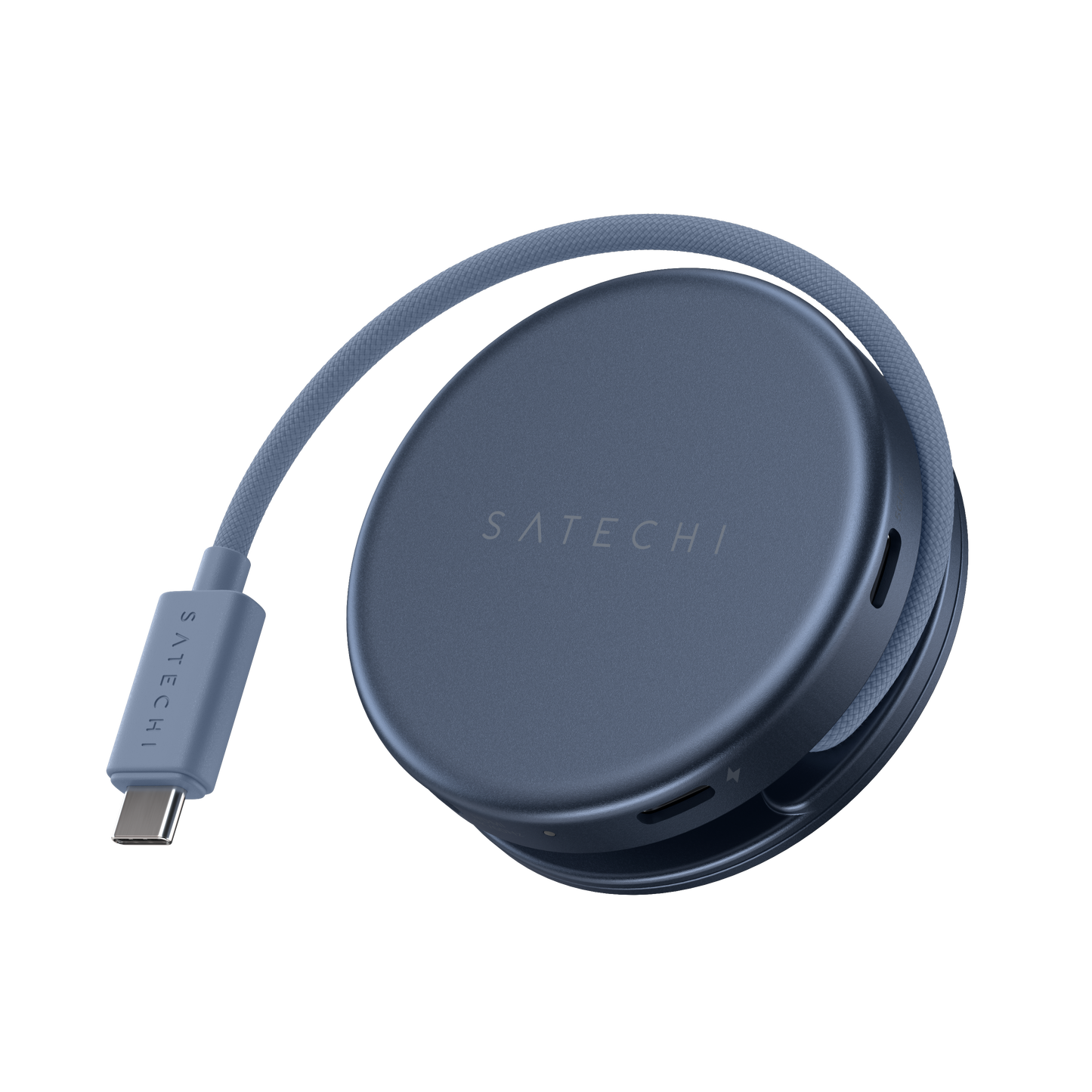 Satechi – OntheGo 5-in-1 Multiport Adapter (1x HDMI 4K 60Hz, 1x USB-C 5 Gbps-ig, 1x USB-A 3.0 5 Gbps-ig, 1xUSB-C PD60W, 1x SD kártya olvasó) - Indigo