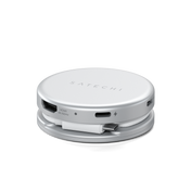 Satechi – OntheGo 5-in-1 Multiport Adapter (1x HDMI 4K 60Hz, 1x USB-C 5 Gbps-ig, 1x USB-A 3.0 5 Gbps-ig, 1xUSB-C PD60W, 1x SD kártya olvasó) - Silver