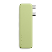 Satechi – USB-C Snap Hub (1x HDMI 4K 60Hz, 1x USB-C 5 Gbps-ig, 1x USB-A 3.0 5 Gbps-ig, 1xUSB-C PD60W, 1x és 1x SD kártya olvasó) - Citrus