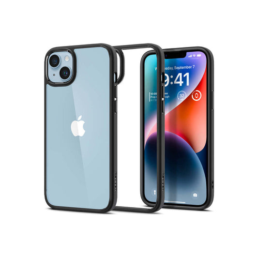Spigen – Crystal Hybrid iPhone 14 Plus tok - matt fekete - iSTYLE HU