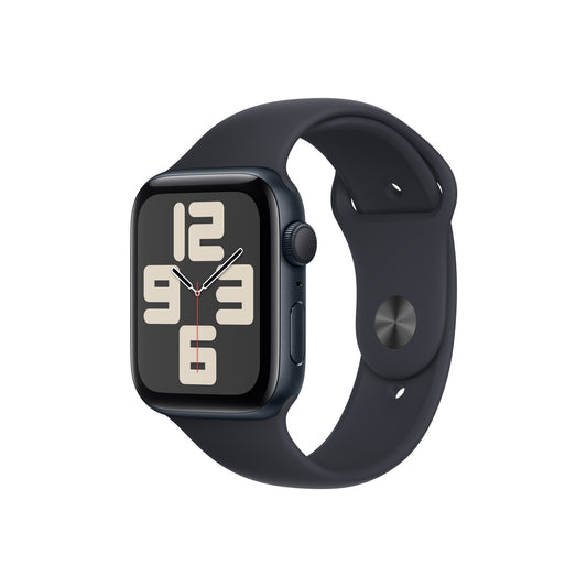 Apple Watch SE GPS – 44 mm-es éjfekete alumíniumtok, éjfekete sportszíj - M/L - iSTYLE HU