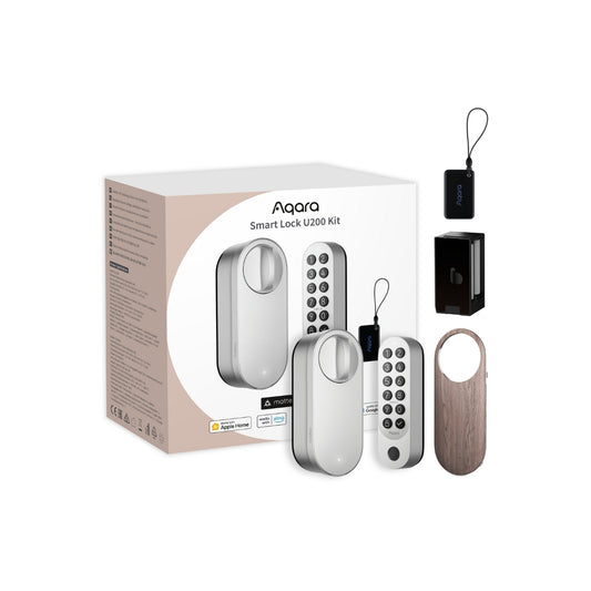 AQARA U200 Smart Lock utólag felszerelhető zárbetét, Matter kompatibilis, ezüst színű - iSTYLE HU