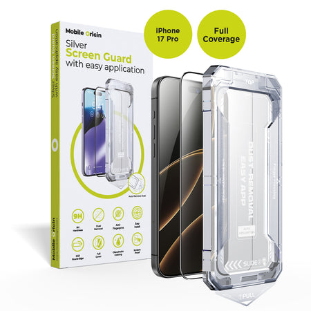 Mobile Origin Screen Guard with easy application, iPhone 17 Pro