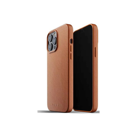 Mujjo – iPhone 13 Pro Max bőr tok - barna - iSTYLE HU