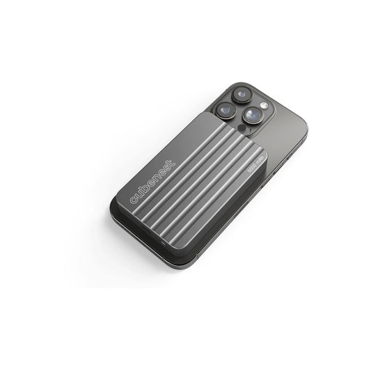 CubeNest – S1B1 - mágneses MagSafe-kompatibilis vezeték nélküli powerbank - szürke - iSTYLE HU