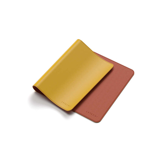 Satechi – kétoldalú ökobőr egérpad - sárga/narancssárga - iSTYLE HU