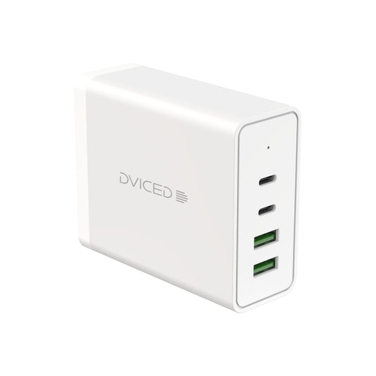 Dviced – Asztali töltő 100W GaN 2xUSB-C + 2xUSB-A - fehér - iSTYLE HU