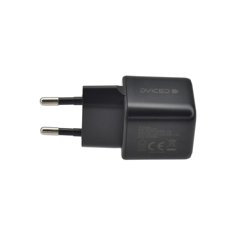 Dviced – Hálózati töltő 30W GaN - 1 db USB-C - fekete - iSTYLE HU