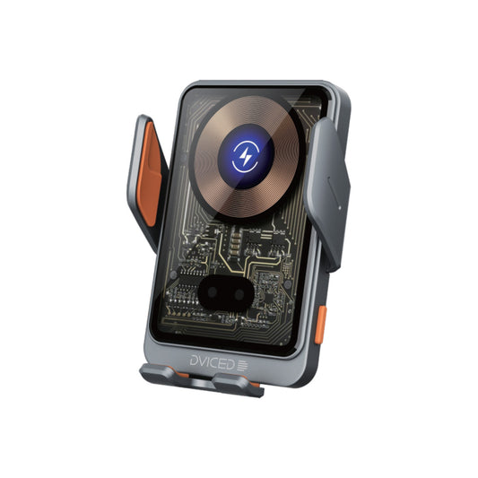 Dviced – Vezeték nélküli töltő autós tartó, 15W - szürke - iSTYLE HU