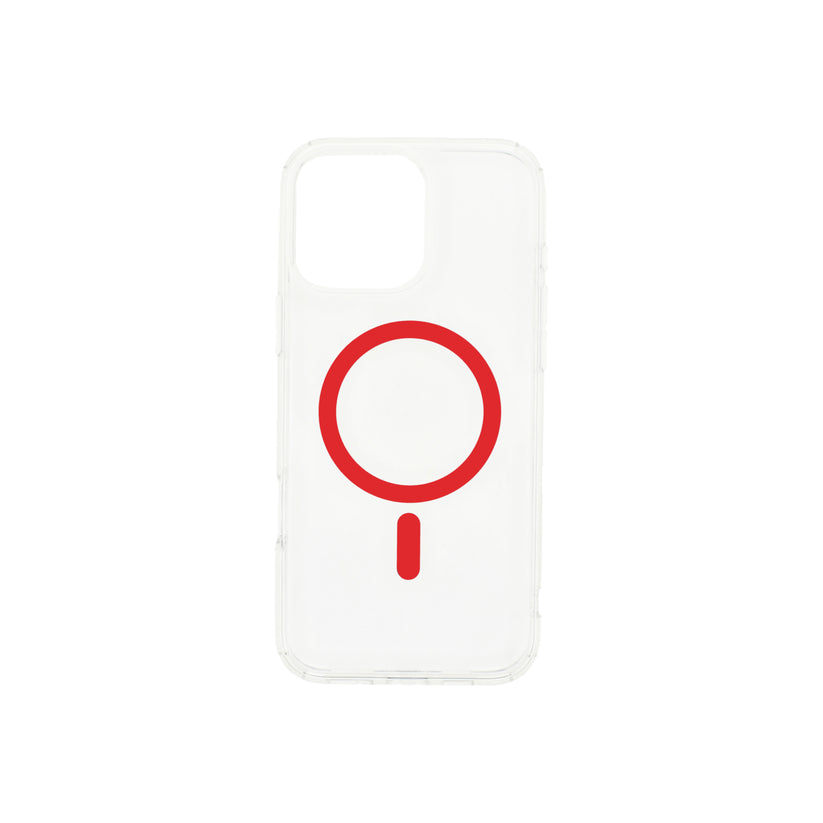 Dviced – MagSafe iPhone 16 Pro Max tok - átlátszó, piros - iSTYLE HU