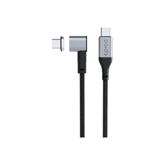 Epico – Mágneses Braided adatkábel USB-C to USB-C - szürke - iSTYLE HU