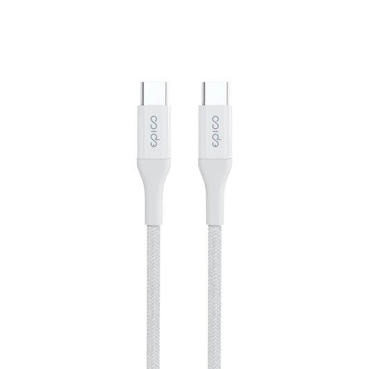 EPICO – USB-C szőtt borítású kábel (0.3 m) - Fehér - iSTYLE HU