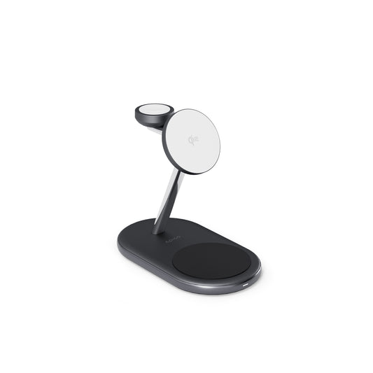 EPICO – UltraBase 3in1 Qi2 Mag+ MagSafe kompatibilis töltőállomás - fekete - iSTYLE HU