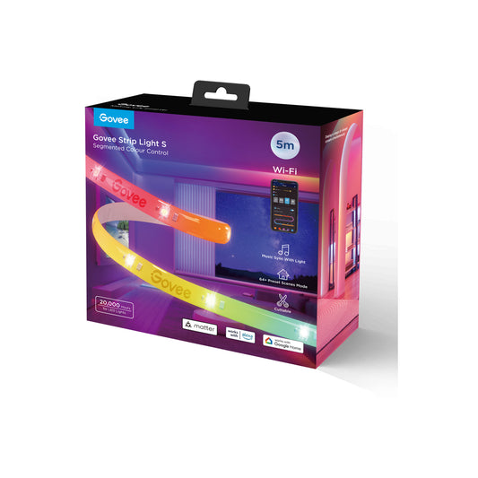 Govee — RGBIC Wi-Fi + Bluetooth LED szalag védőbevonattal - (5 méter) - iSTYLE HU