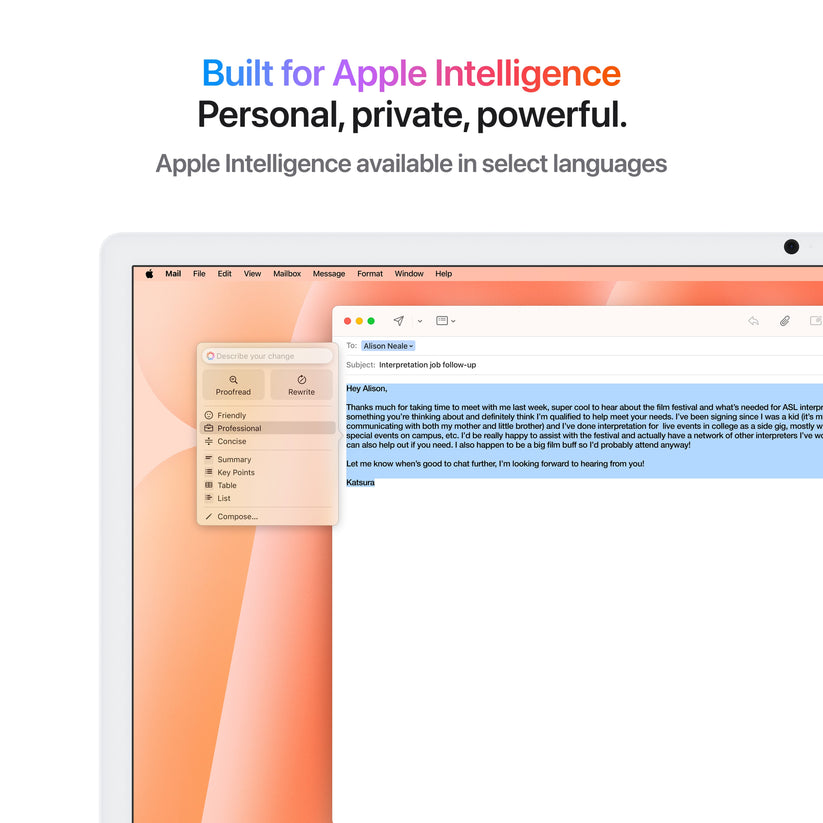 24 hüvelykes iMac Retina 4,5K kijelzővel: Apple M4 chip 8 magos CPU-val és 8 magos GPU-val, 512GB SSD, 24GB RAM, Magic Mouse, Magic Keyboard - nemzetközi angol - narancs CTO