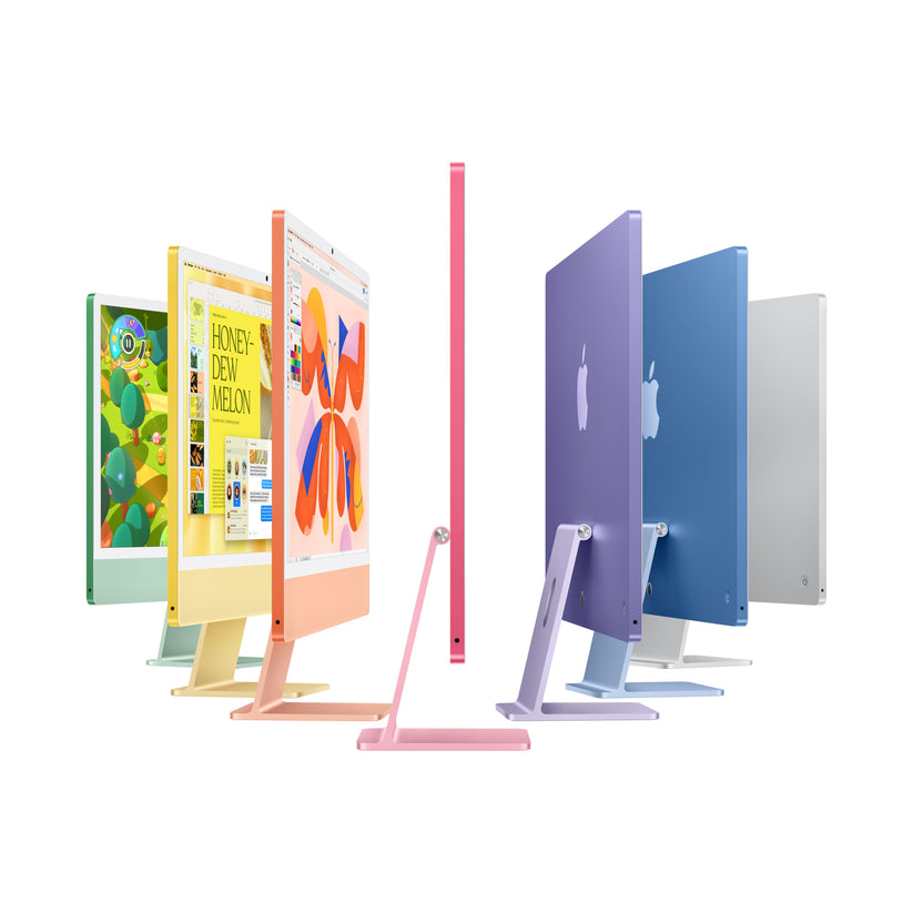 24 hüvelykes iMac Retina 4,5K kijelzővel: Apple M4 chip 10 magos CPU-val és 10 magos GPU-val, 512GB SSD, 16GB RAM, Nano-texturált üveg, Magic Trackpad, Magic Keyboard Touch ID-val - nemzetközi angol - narancs CTO