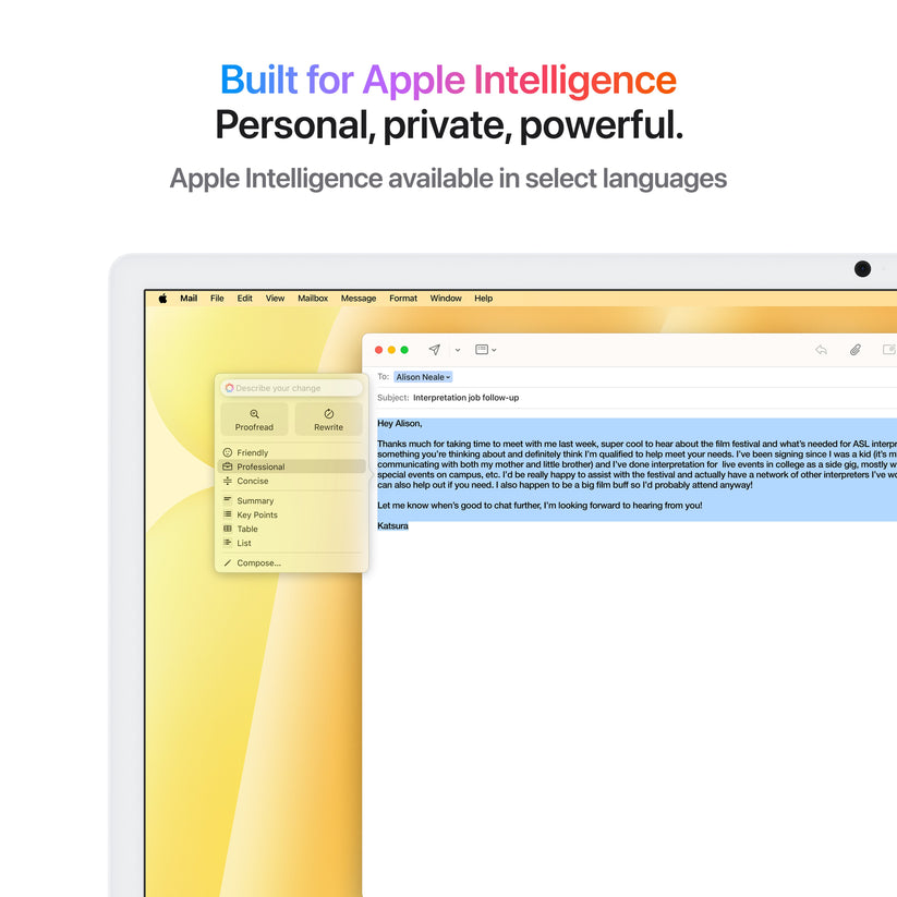 24 hüvelykes iMac Retina 4,5K kijelzővel: Apple M4 chip 10 magos CPU-val és 10 magos GPU-val, 1TB SSD, 32GB RAM, Nano-texturált üveg, Magic Mouse, Magic Keyboard Touch ID-val és számbillentyűzettel – nemzetközi angol - sárga CTO - iSTYLE.hu