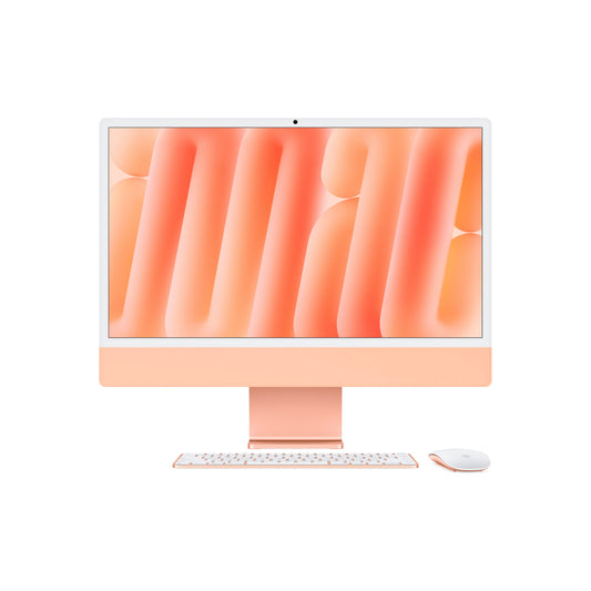 iMac 24” – M4 chip 10 magos CPU-val, 10 magos GPU-val, 24 GB egyesített memória, 512 GB - narancs - iSTYLE HU