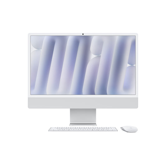 iMac 24” – M4 chip 8 magos CPU-val, 8 magos GPU-val, 16 GB egyesített memória, 512 GB - ezüst - iSTYLE HU