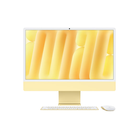 iMac 24” – M4 chip 10 magos CPU-val, 10 magos GPU-val, 24 GB egyesített memória, 512 GB - sárga - iSTYLE HU
